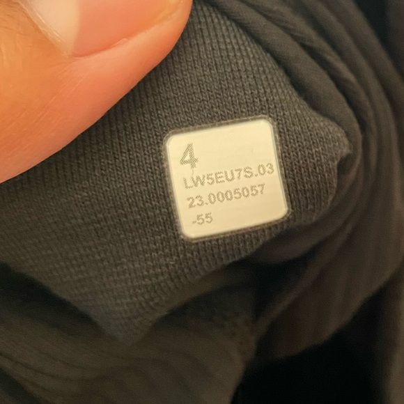 Lululemon Align Ribbed High Rise 28” Black Size 4 NWOT - Picture 3 of 3